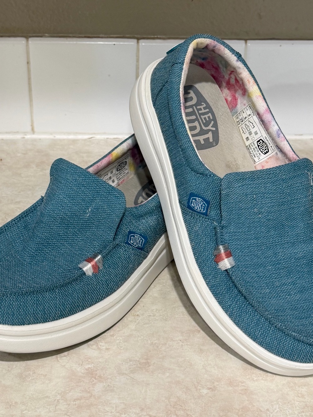 Hey Dude Women’s Slip-On in Teal